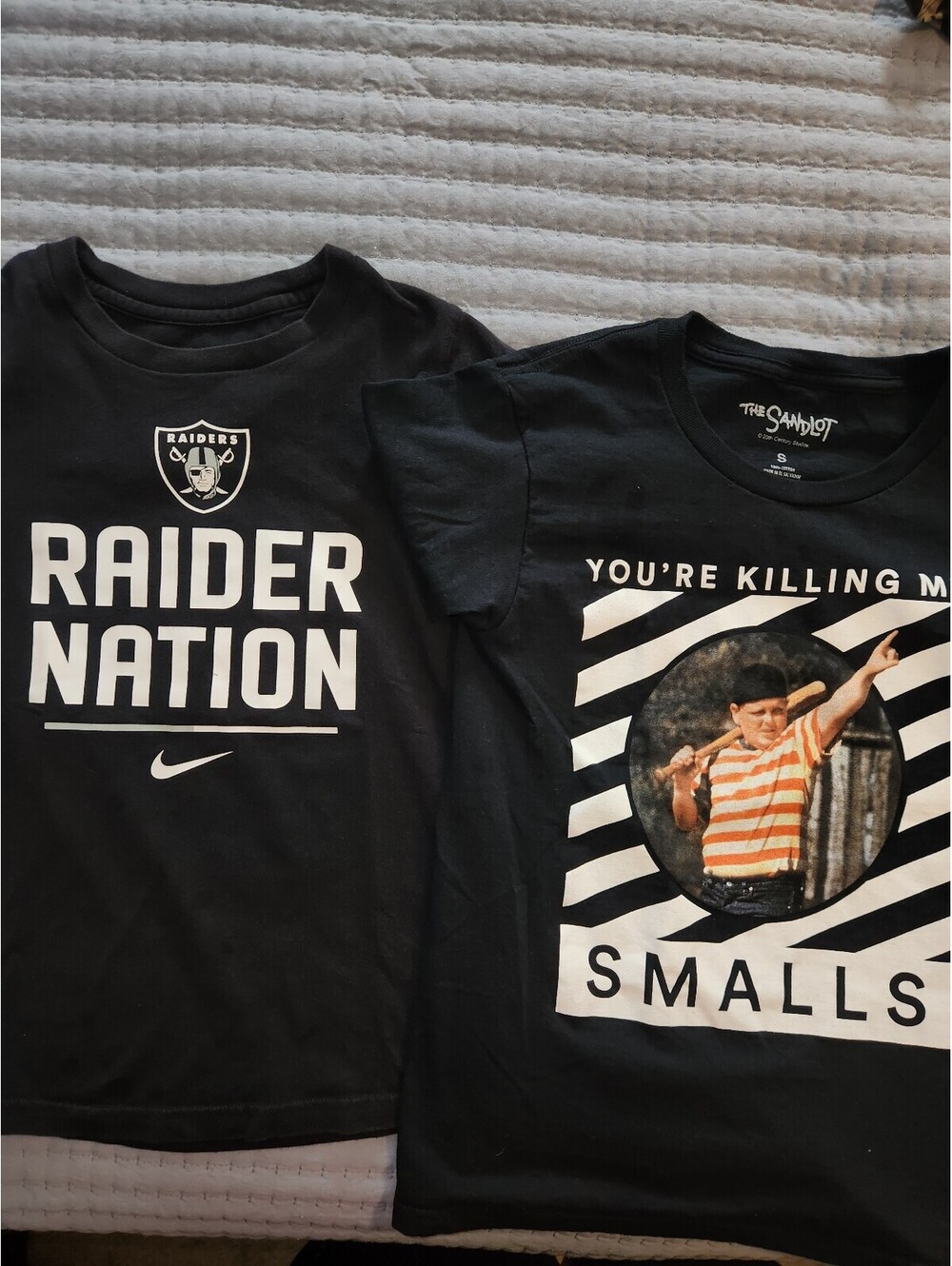 Nike Raider Nation & You're Killing me Small Tshirt bundle - Boy's Small (6/7)